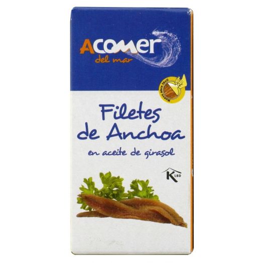 Анчоусы в подсолнечном масле 45г TM ANCOHOAS