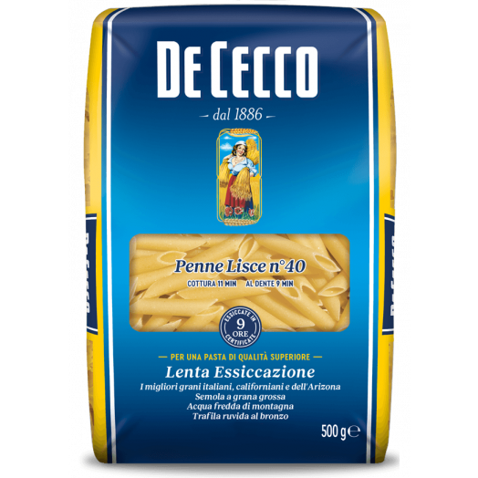 Макаронні вироби з твердих сортів пшениці Пенне Ліше 500г TM De Cecco