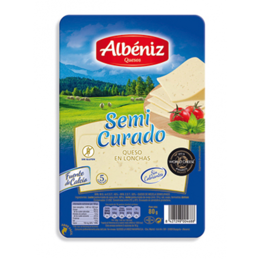 Сир напівтвердий 80г TM Albeniz