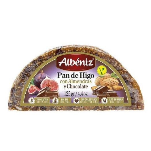 Іспанський хліб Інжирно-мигдальний з шоколадним зерном 125гр. ТМ Albeniz