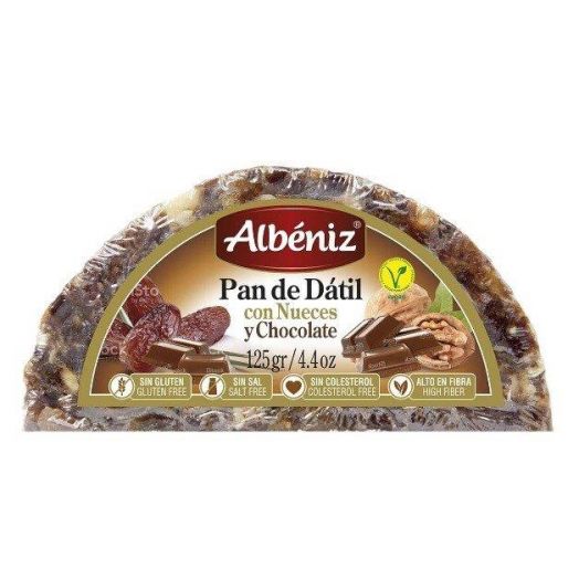 Іспанський хліб Фініково-горіховий з шоколадним зерном 125г ТМ Albeniz