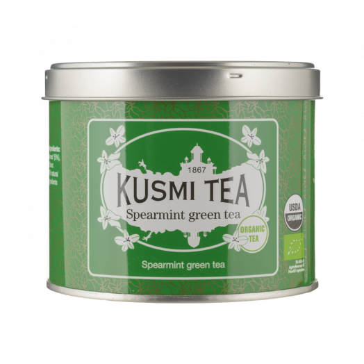 Чай зелений М`ята органічний 90г ТМ Kusmi Tea