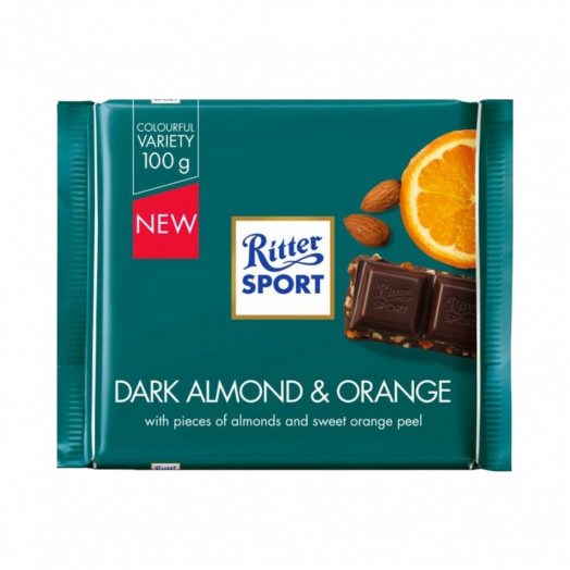 Шоколад Mandel orange 100г TM Ritter Sport