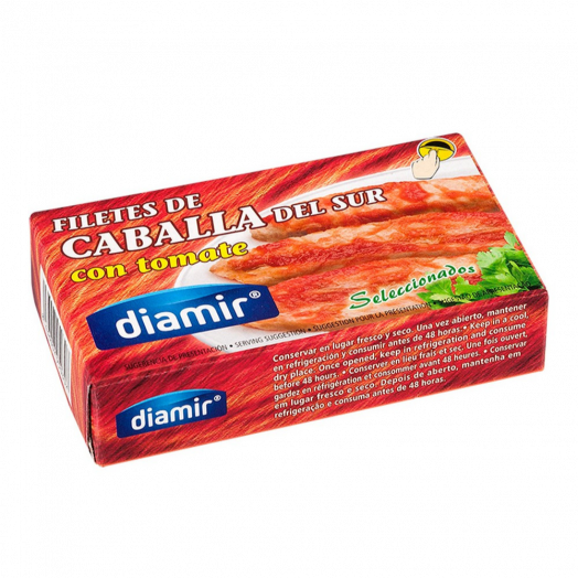 Макрель филе в томатном соусе 90г TM Diamir