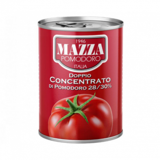 Паста томатна подвійно концентрована 28/30 400г TM Mazza