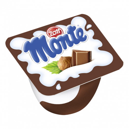 Десерт Монте з шоколадом та горіхами 55г ТМ Zott
