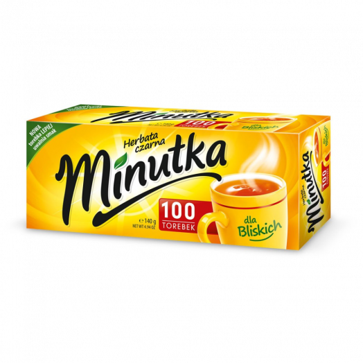 Чай чорний (100 пакетиків) ТМ Minutka