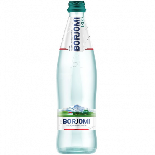 Мінеральна вода газована Боржомі 0,5л ТМ Borjomi