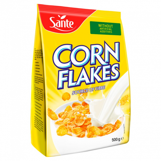 Пластівці кукурудзяні Corn Flacks 500г TM SANTE