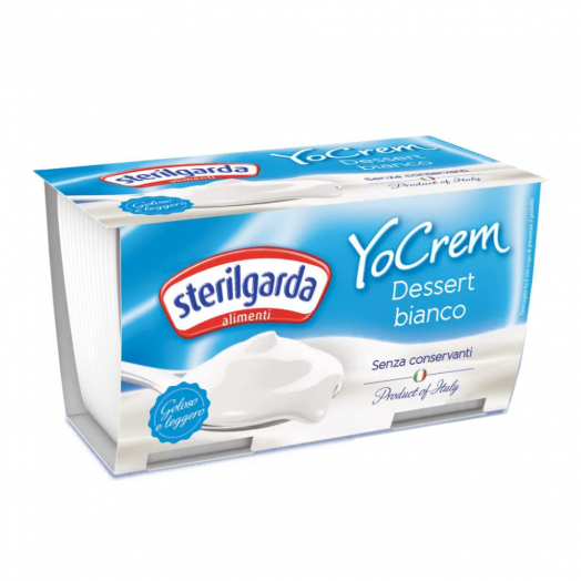 Йогурт класичний пастеризований YO CREM (100гх2) ТМ Sterilgarda Alimentari