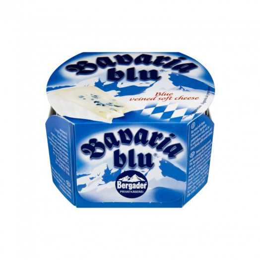 Сыр с белой и голубой плесенью Bavaria blu 150г ТМ Bergader