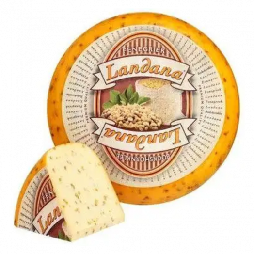 Сыр коровий с фенегриком 100г ТМ Landana