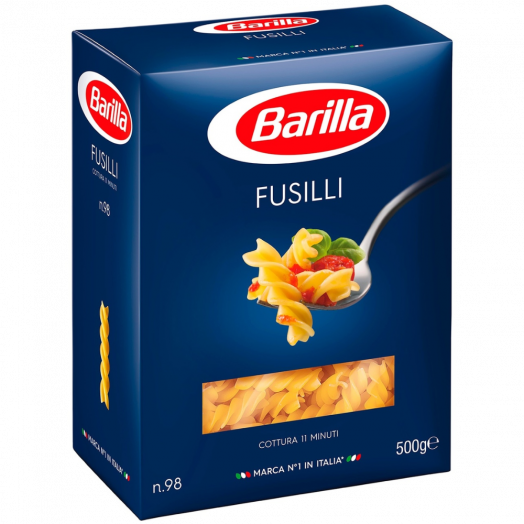Макароны №98 Fusilli 500г ТМ Barilla