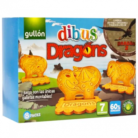 Печиво Dibus Dragons 300г ТМ Gullon