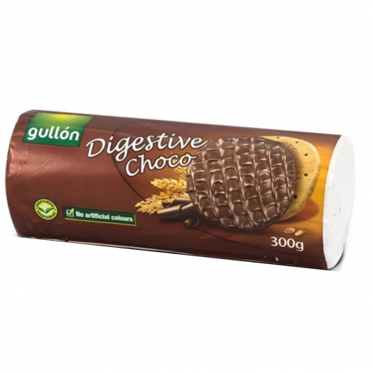Печиво Digestive Choko з шоколадом 300г TM GULLON