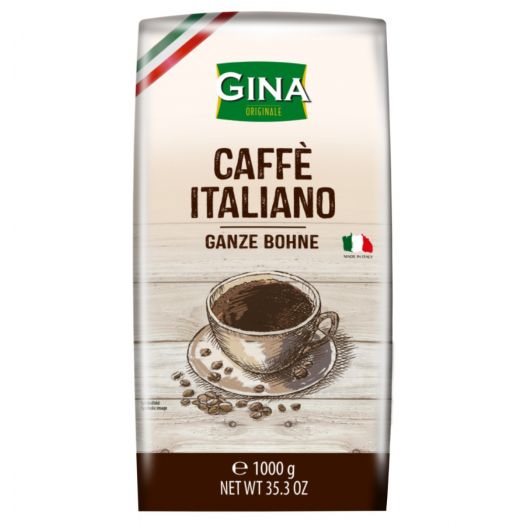 Кава Italiano зерно 1кг ТМ Gina