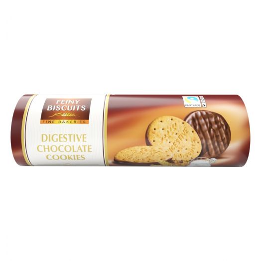 Печиво Digestive з молочним шоколадом 300г ТМ Feiny Biscuits