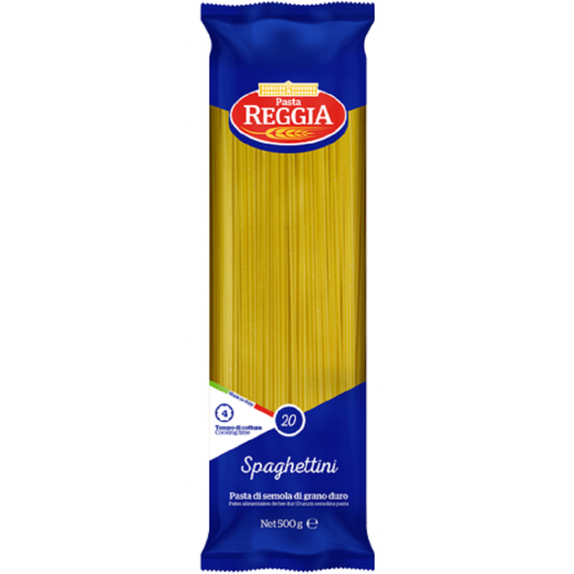Макарони Spaghettini №20 500г ТМ REGGIA
