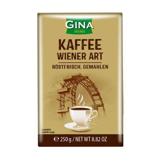 Кофе молотый Kaffee Wiener 250г ТМ GINA