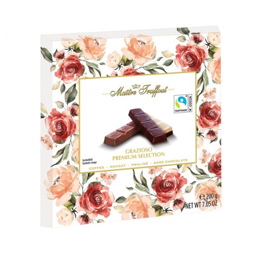 Шоколад ассорти Grazioso Premium Selection 200г ТМ Maître Truffout