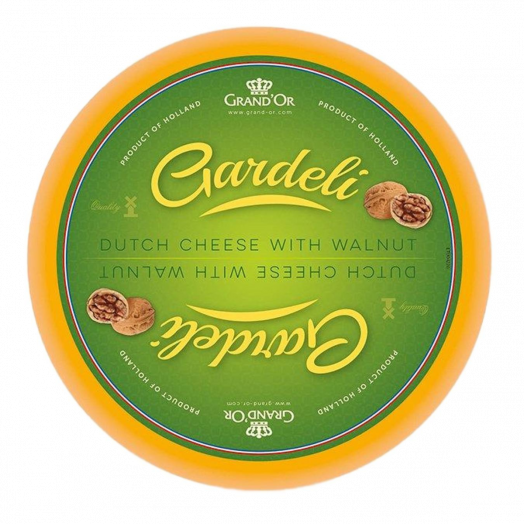 Сыр Гауда с орехами 50% 100г TM Gardeli