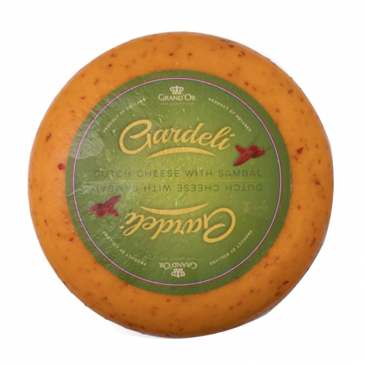 Сыр Гауда с чили перцем Самбал 50% 100г ТМ Gardeli