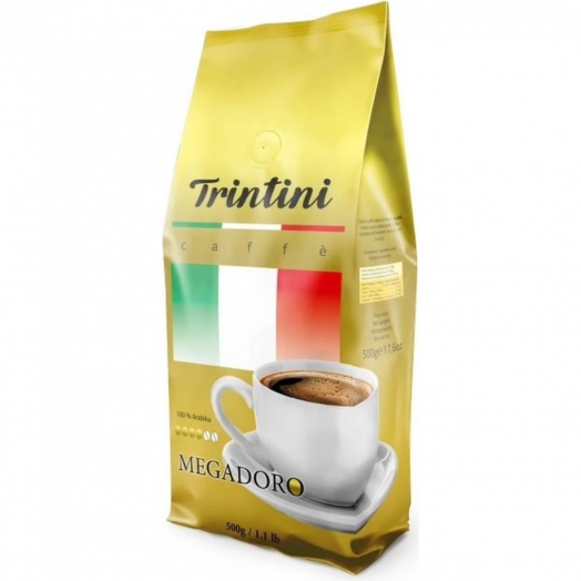 Кофе зерно МегаДоро 500г ТМ Trintini