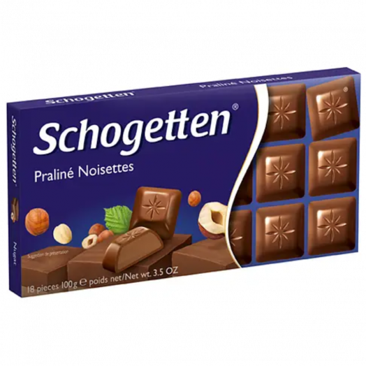 Шоколад c орехами 100г ТМ Shogetten