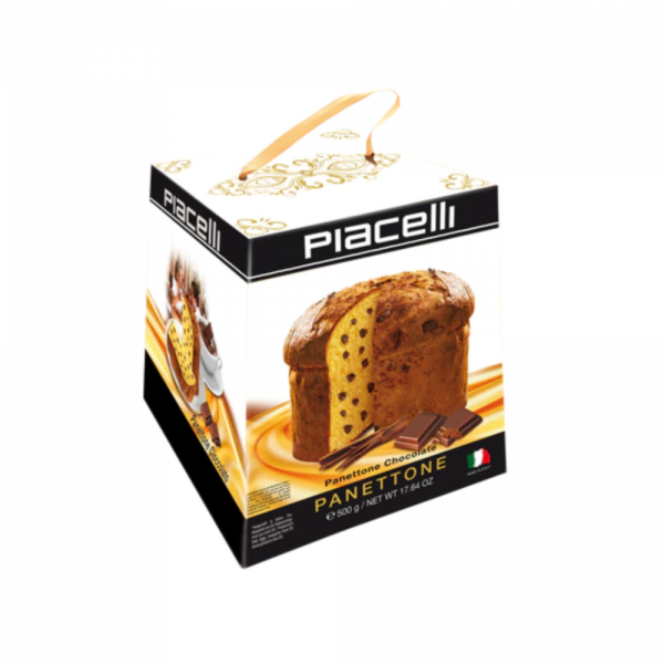 Кекс панеттоне шоколадный 500г ТМ Piacelli