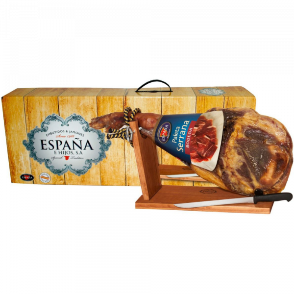 Хамон Паллета Бодега на кости в подарочной упаковке (8 мес. выдержки) 4-5кг ТМ Espana