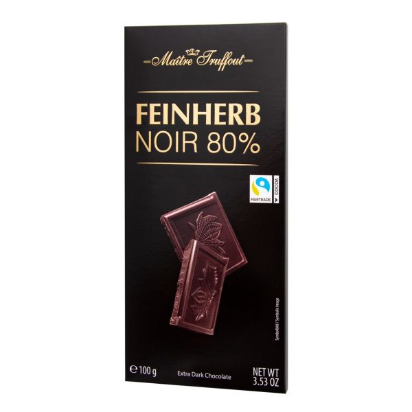 Шоколад чорний 70% преміум екстра 100г ТМ Maitre Truffout